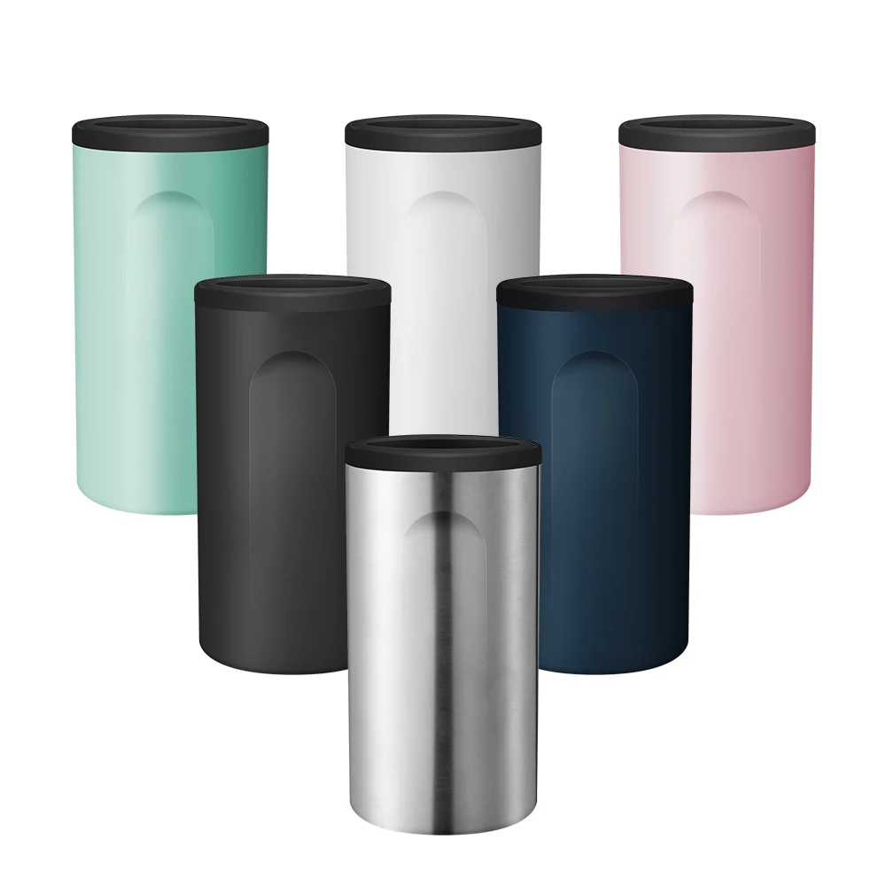 2021 новый тренд 15 унций/450 мл охладитель пивных банок из нержавеющей стали охладитель банок с вакуумной изоляцией охладитель банок