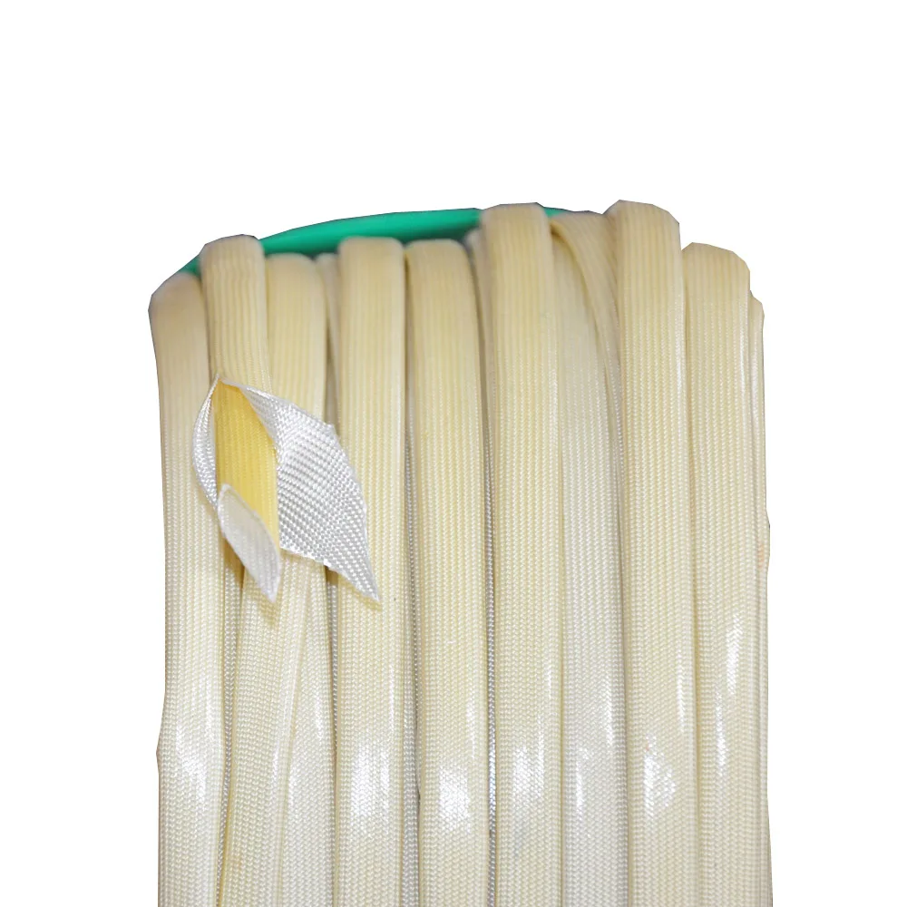 Double Glass Fiber Braided Sleeving with Polyurethane PU Coating