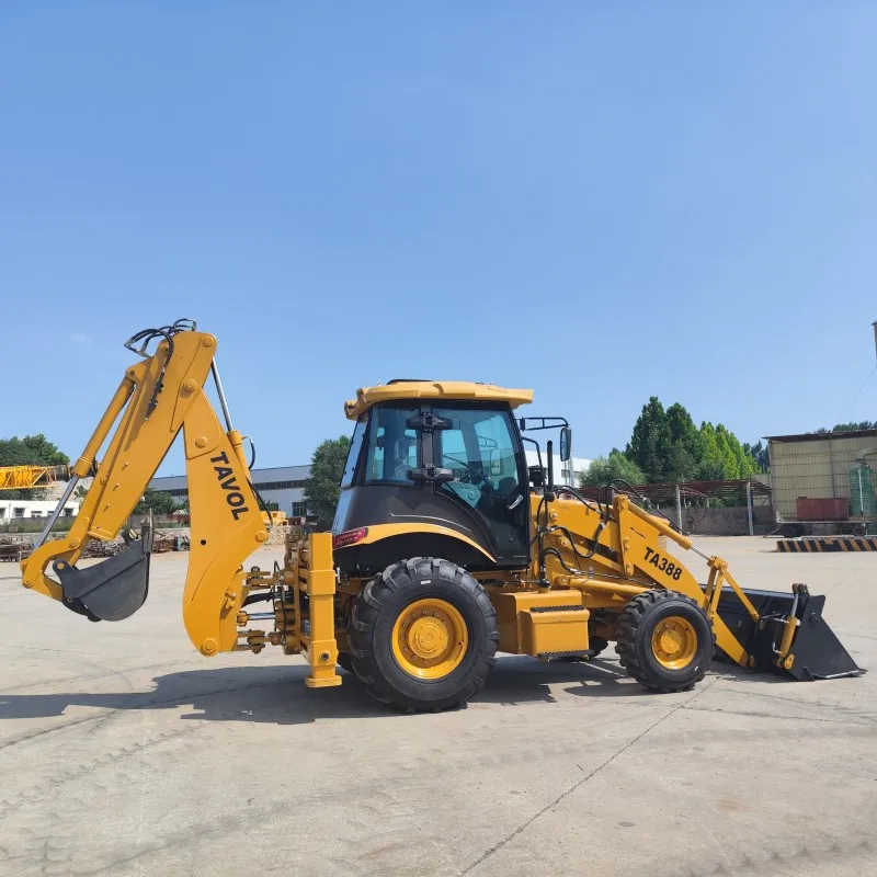 China Hot Sale Earthmoving Machinery 50 Backhole 4X4 2.5 Ton Tractor End Loader Excavator made in china