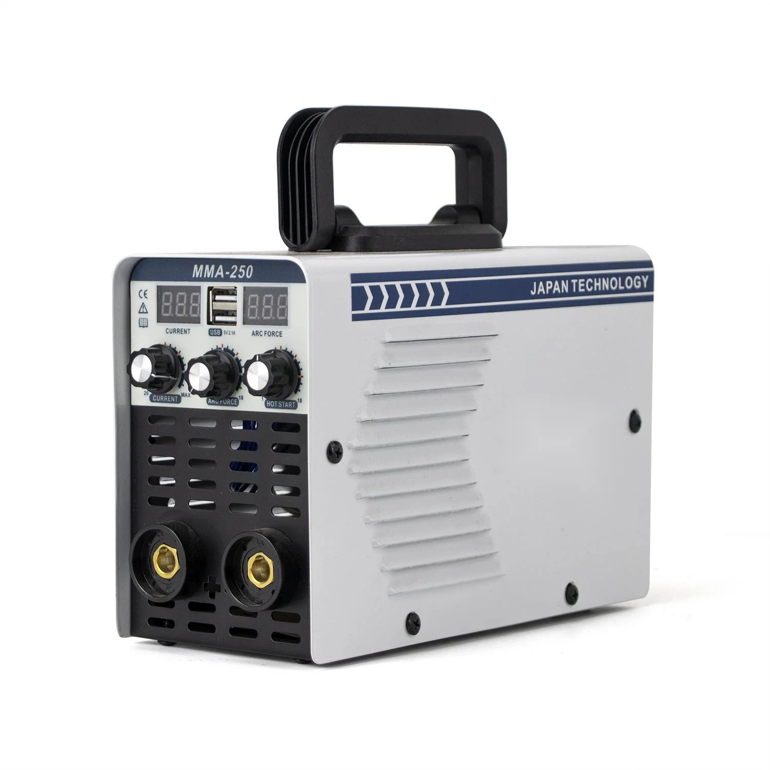 Hot Sale Dual USB Socket Inverter IGBT Handheld Welding Machine with 1-Year Warranty Intelligent MMA250