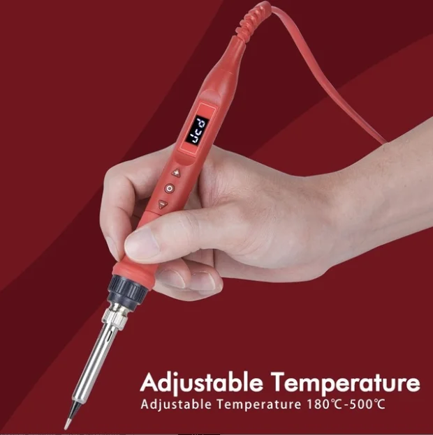 JCD 908U 80W LCD adjustable temperature electric soldering iron constant temperature soldering iron