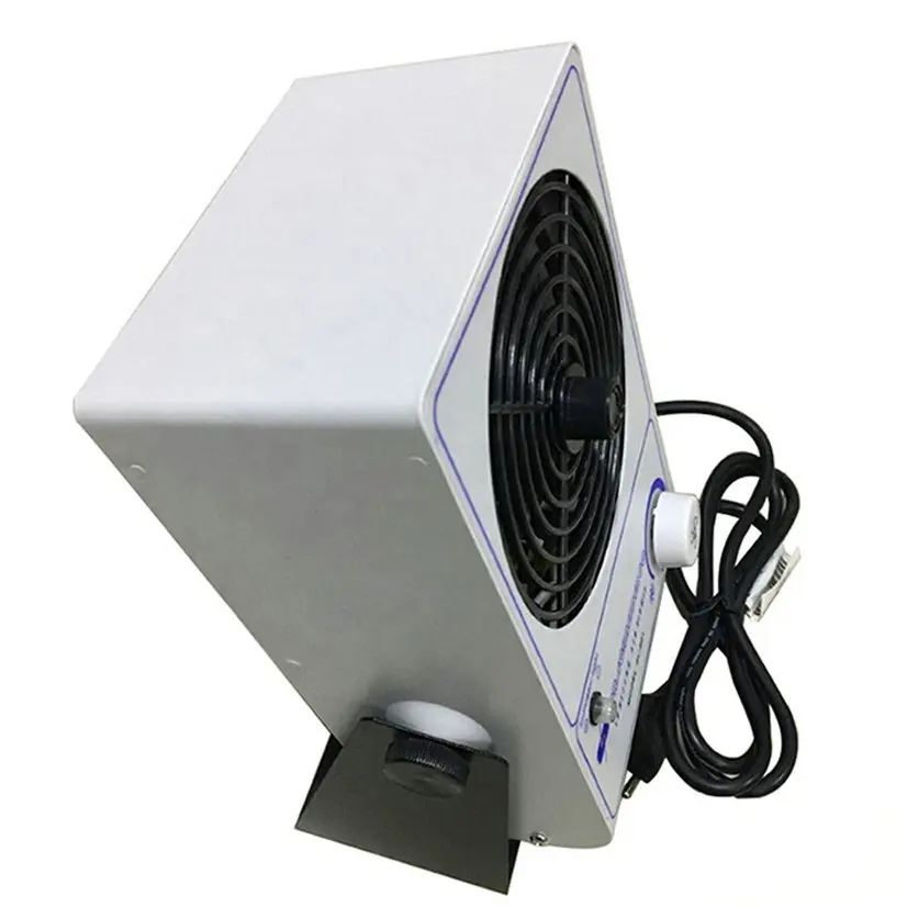 Quickly bench top antistatic electric shock protection ionizer fan eliminate static ionizing air blower