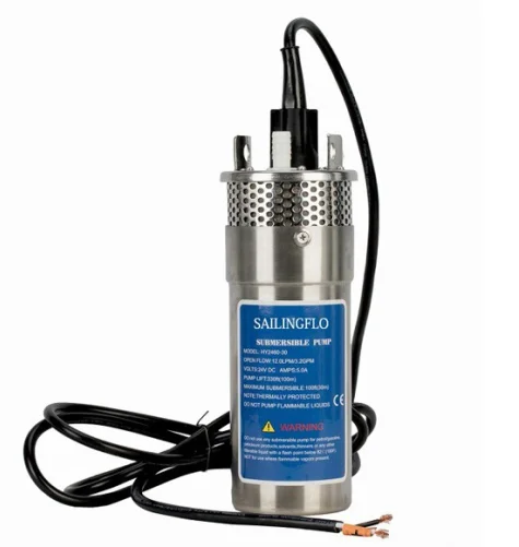 SAILINGFLO  HY1260-30 12V 12LPM  Electric Submersible Solar Water Pump For Deep Well Irrigation