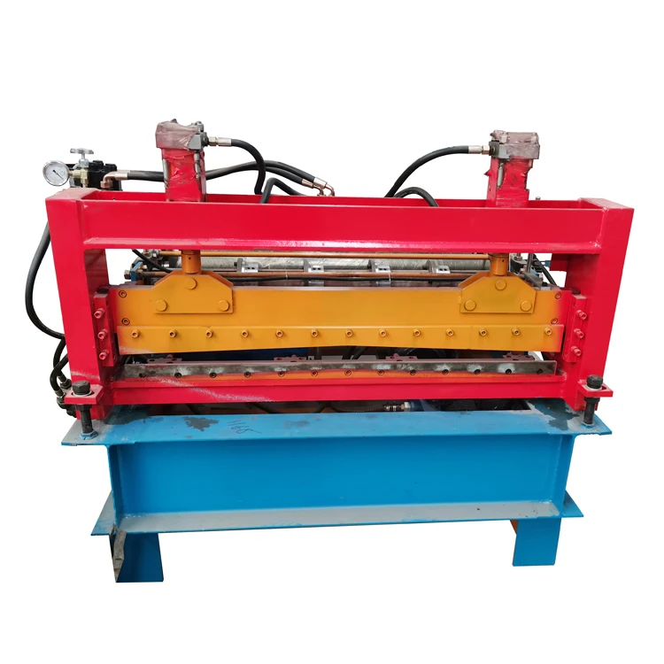 Metal sheet slitting leveling and cutting and shearing production line for roll forming machine