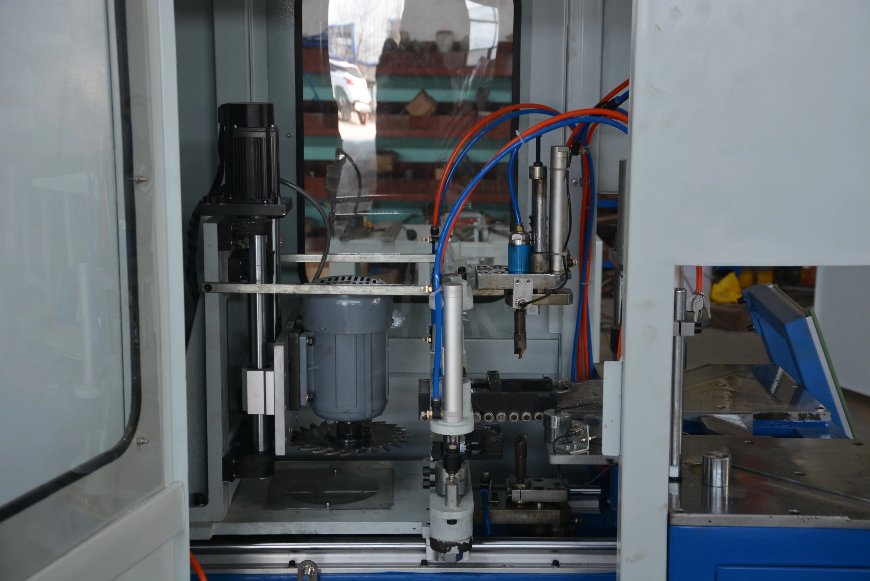PVC Window Machine CNC Corner Cleaning Mahine for Upvc Window Making Machine