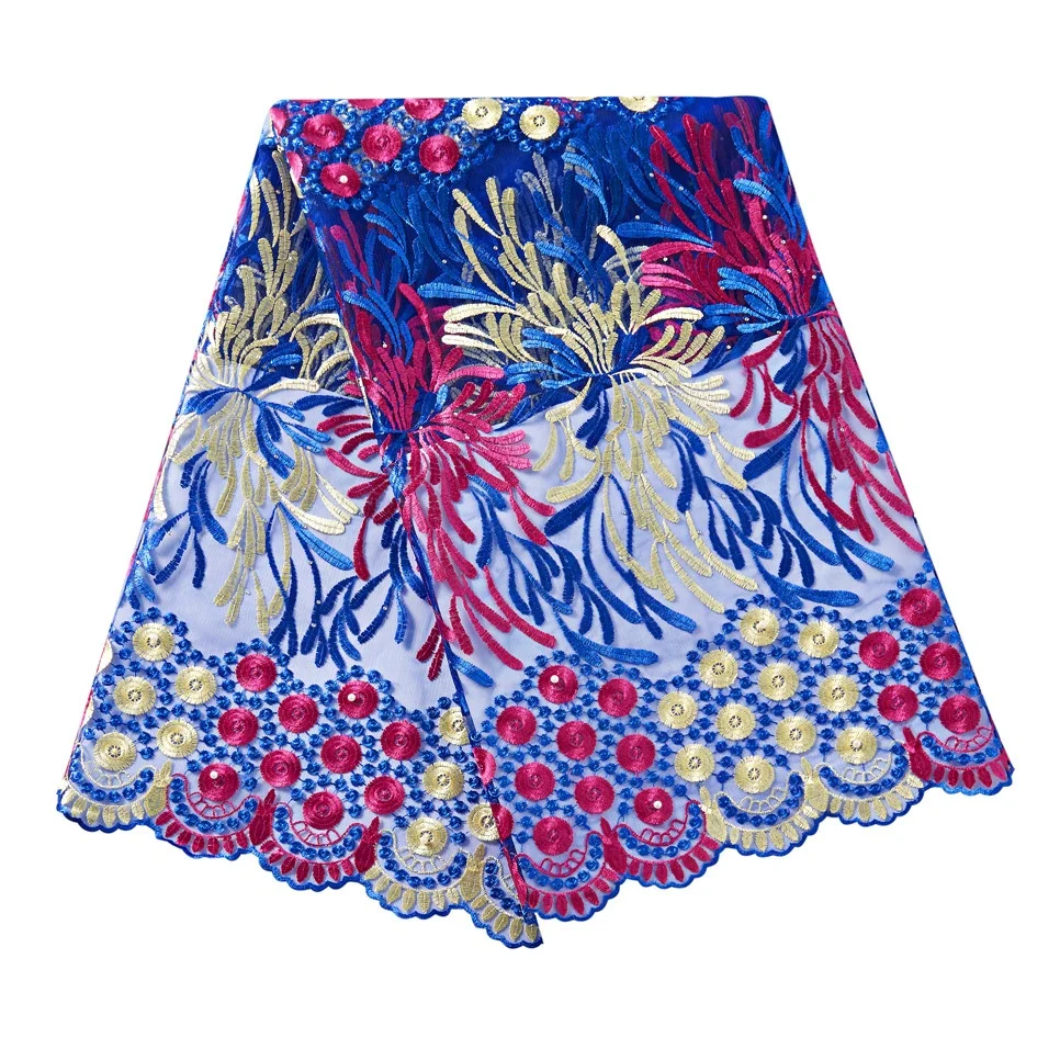 
Beaded Mesh embroidery laces fabrics 