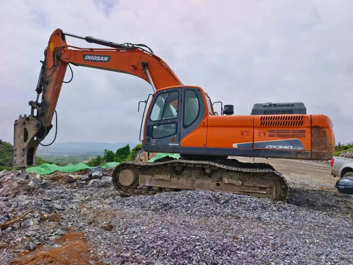 Original 34 ton used doosan 340 crawler excavator dx340 engineering machinery dx340lc dx340 dx300 good condition low price