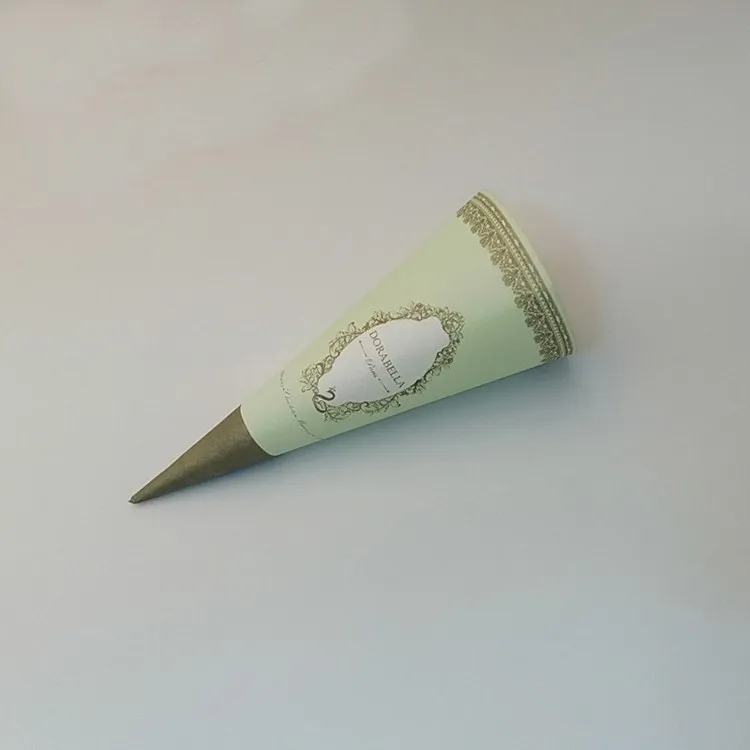 
Ice cream paper holder cone shape paper cone container for ice cream 