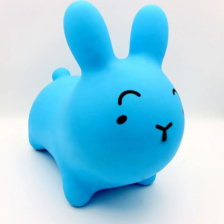Blue cute soft animal toy funnel animal elastic animal toy wholesale
