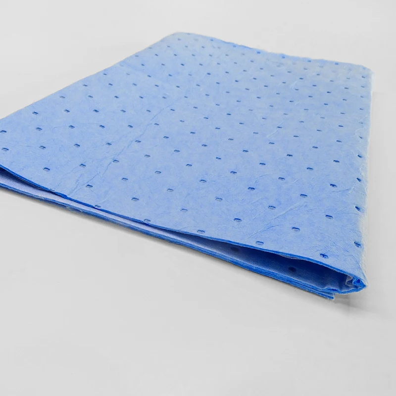 Heavy Oil Absorption Pad Material for Industry Cleaning Wipes Disposable Absorbent Latex Free Mat Roll Surgical Mat
