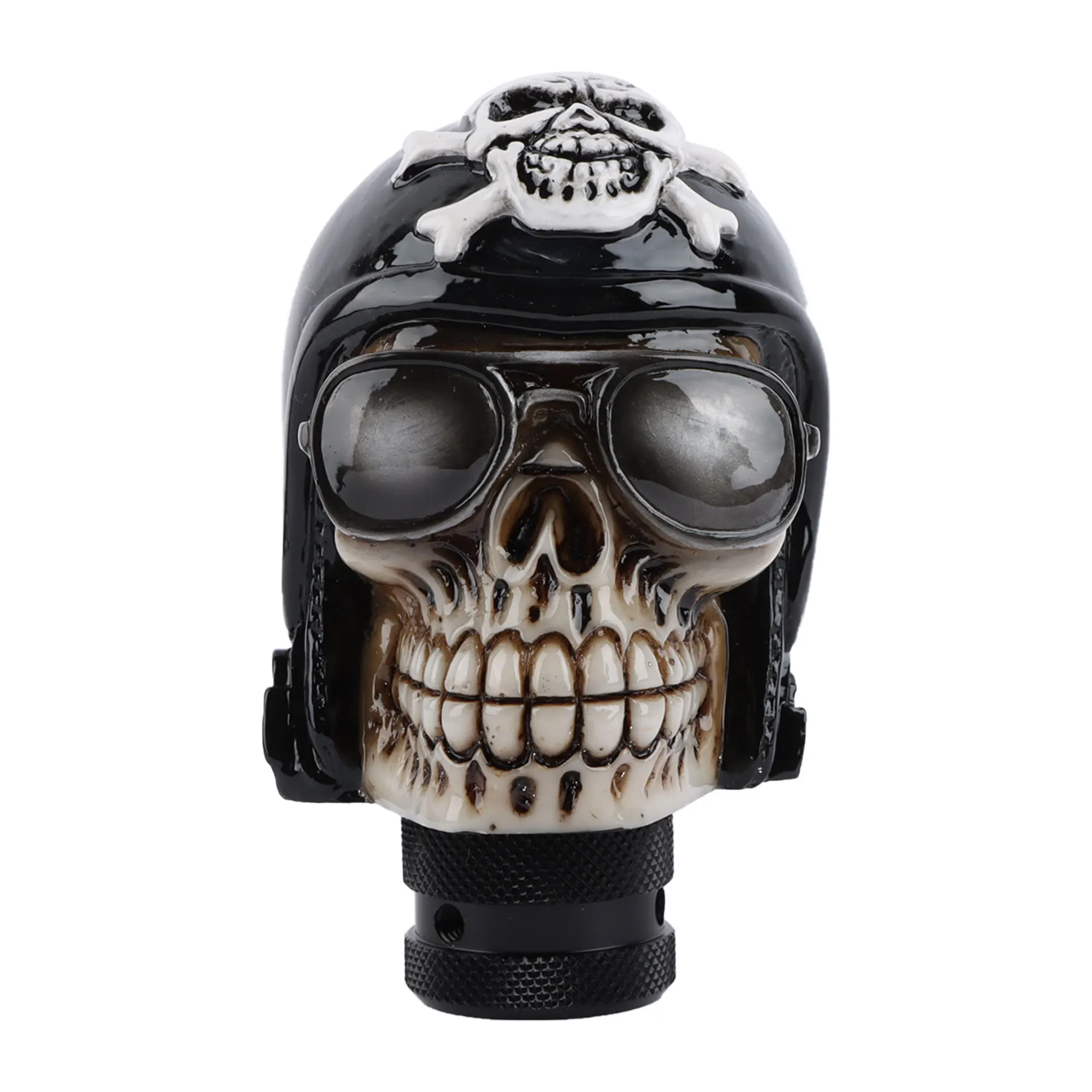 Factory Sales Car Shift  Car Styling Accessories resin Aluminum alloy shift knob  skull gear knob