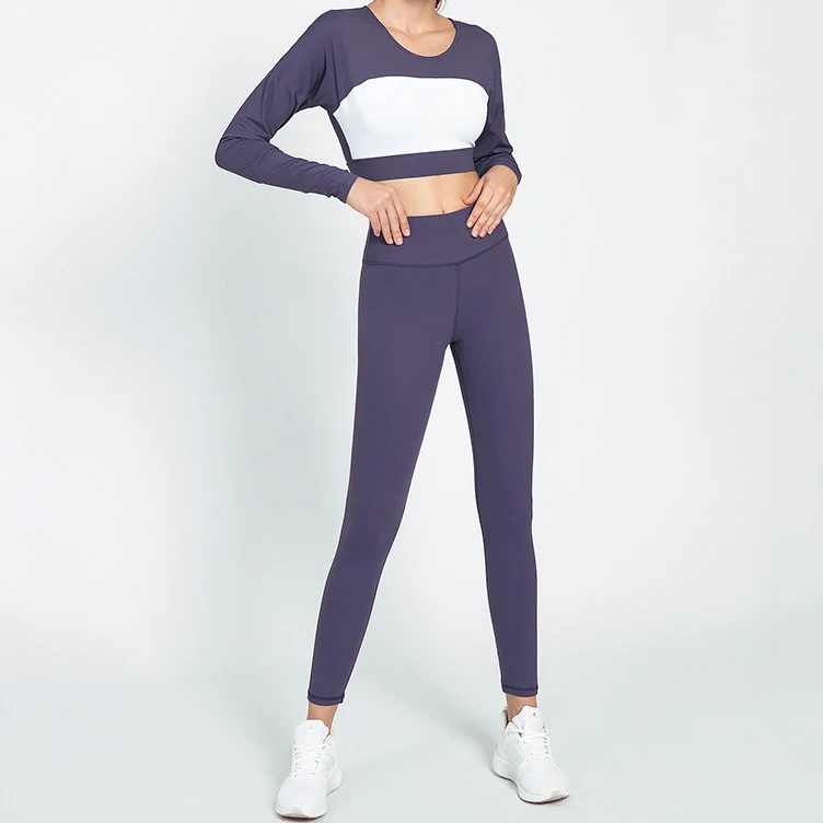 
Yoga Sets Fitness Women High Impact Sports Bra Womens Yoga Sets Long Sleeve Yoga Set 