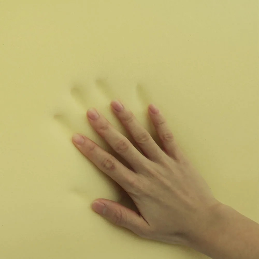 Spa massage eyelash table Memory Foam curved topper lash bed mattress