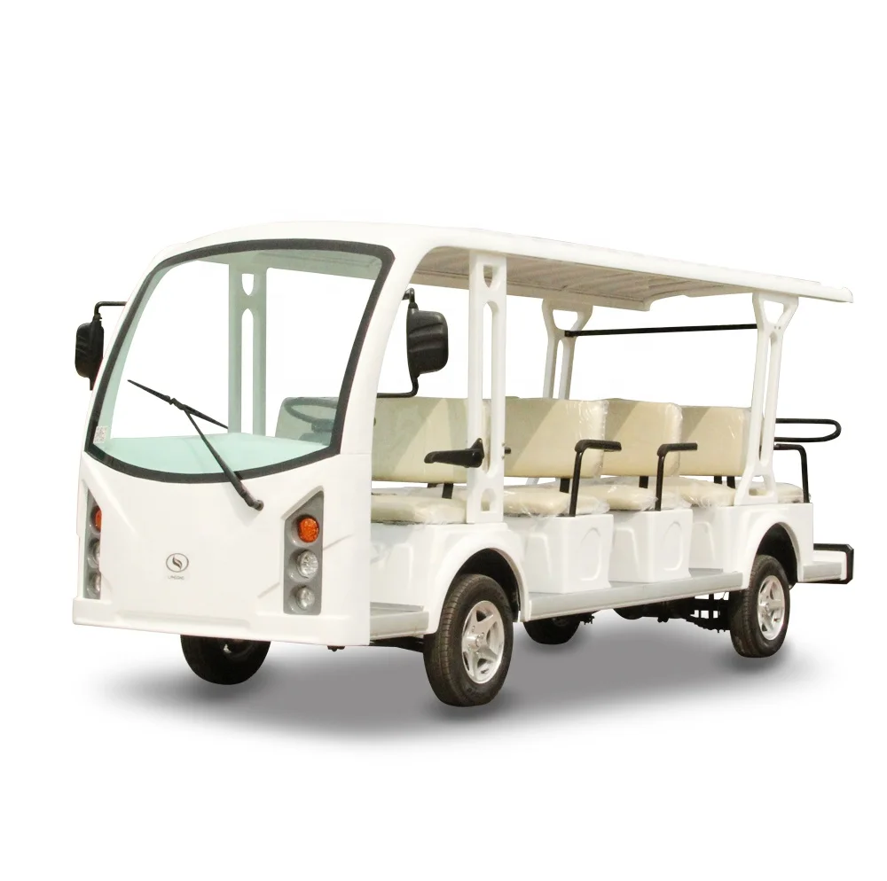 Popular 14-Seater Electric Shuttle Sightseeing Car for Resort Use CE certificate Electric Sightseeing Bus