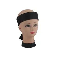 Wholesale Custom Logo Hairband Silk Hair Wrap Satin Head Wrap Extension Wigs Frontal Silk Edge Wraps