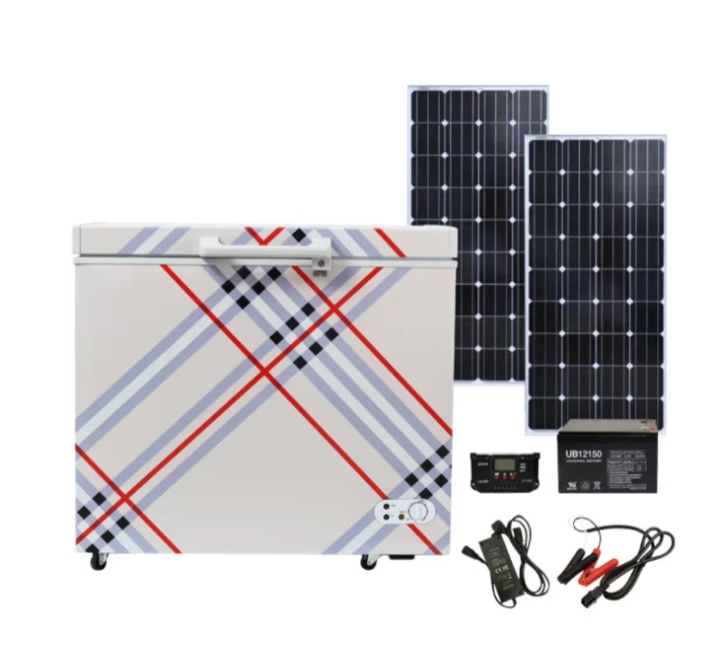 Refrigerator LP-160 DC 12V/24V Household Apartment Hotel Photovoltaic Cooling Refrigeration Electronic Control Solar Freezer
