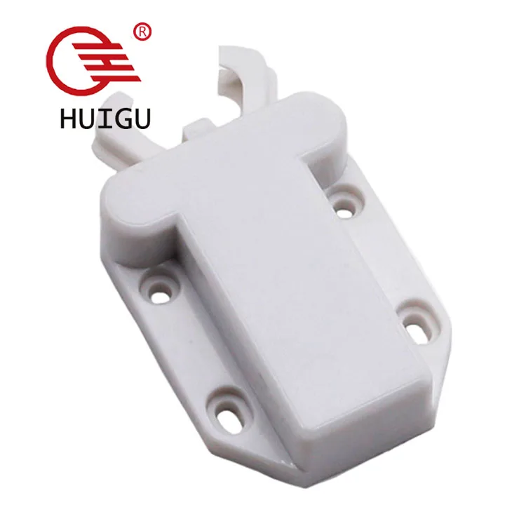 Black Or White cabinet door plastic latch Beetle cabinet door bouncer