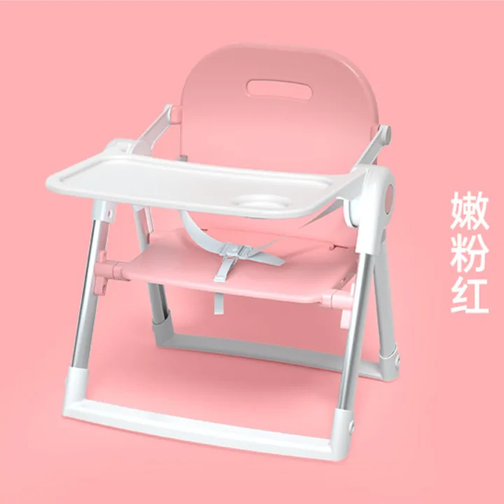 Wholesale Plastic Travel Booster Seat High Dining Chair 2 In 1 Portable Foldable Baby Feeding Chair