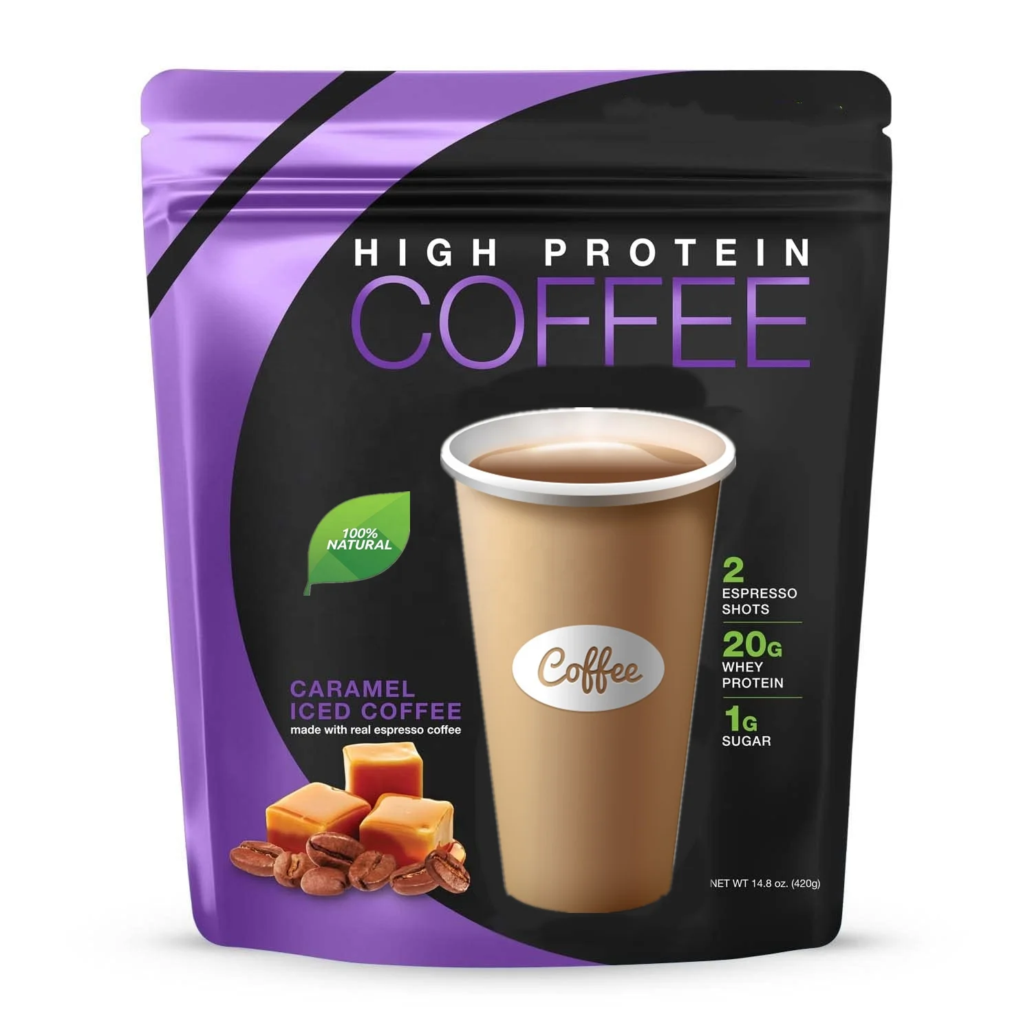 Vanilla Flavor Hot Protein Instant Coffee