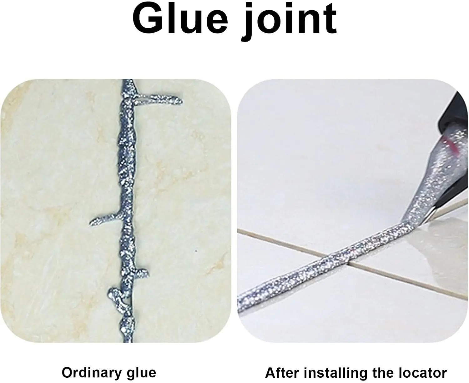 1Pcs Tile Beauty Stitching Tool Glue Nozzle Fixed Locator for tiles in living rooms kitchen