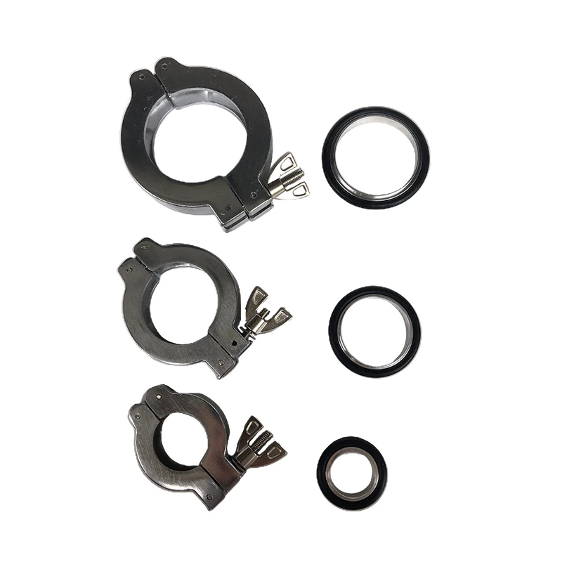 Vacuum Aluminum Hinged Clamp Kf25 Wing Nut Hose Clamp