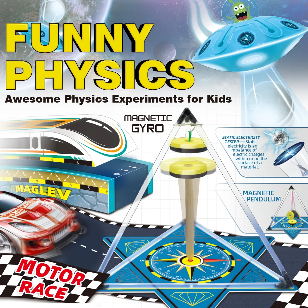 STEM Electricity & Magnetism Kit Physical Experiments for Kids Age 8+ Physical Science Kit Physics Stem Toys
