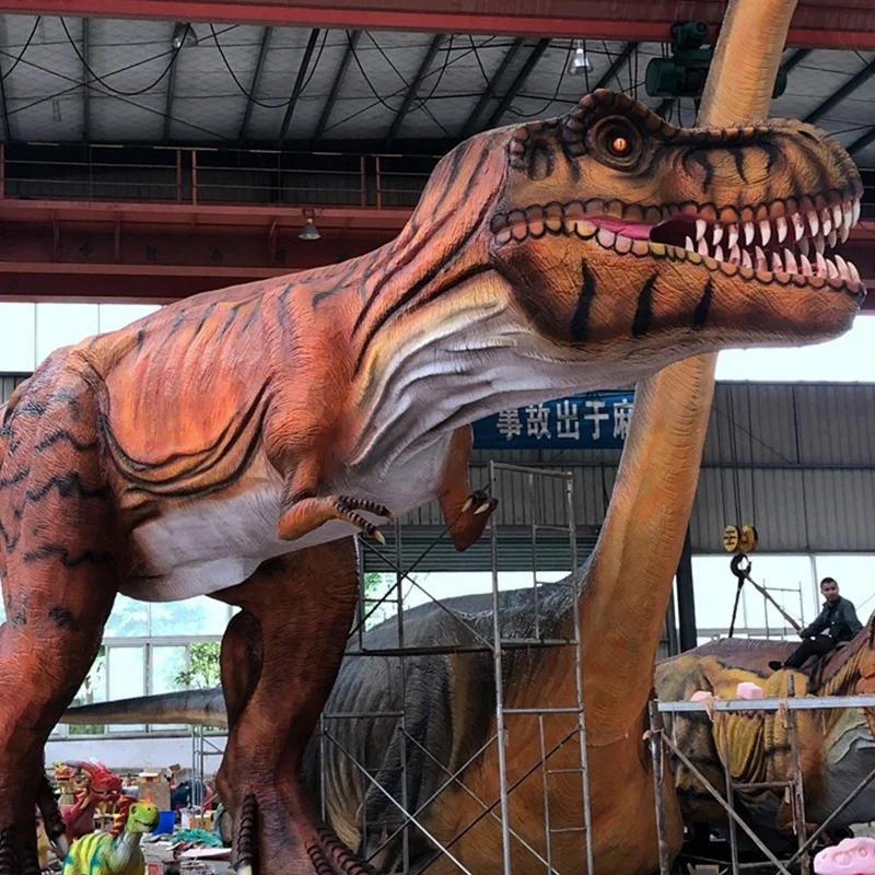 Hot Sale Adventure Dinosaur Mechanical Waterproof Vivid Big Entertainment Decoration Hand Made Dinosaurios Dinosaur Animatronic