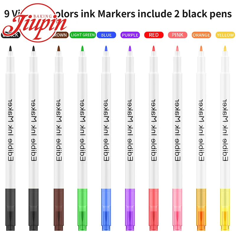 Оптовая продажа съедобная Желейная ручка Двусторонняя пищевая белая украшение для торта печенья