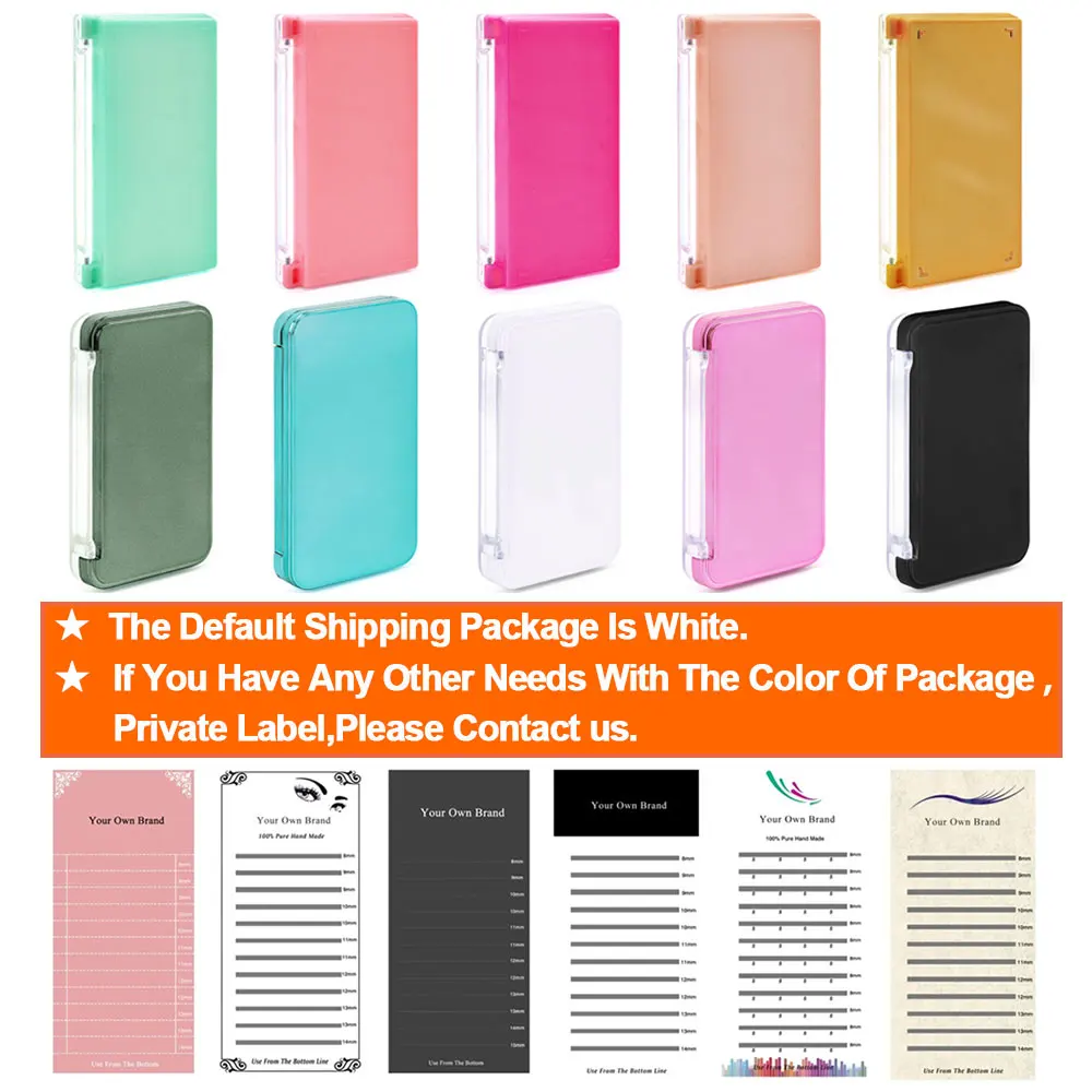 Custom Private Label Custom Box Wholesale Price 6-20mm Quewel Silk/PBT Synthetic Eyelash Extension