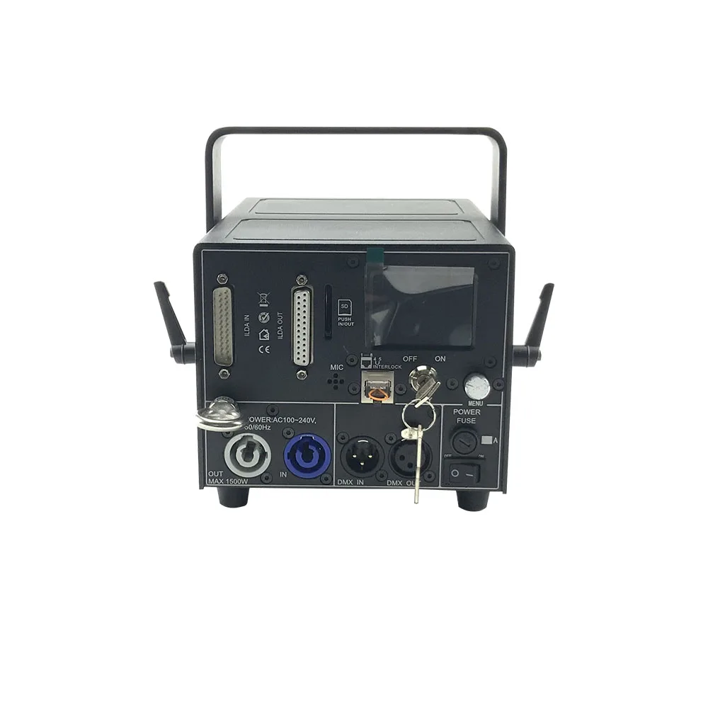  RGB диодный исправленный 3W 40Kpps лазерный шоу проектор 1
