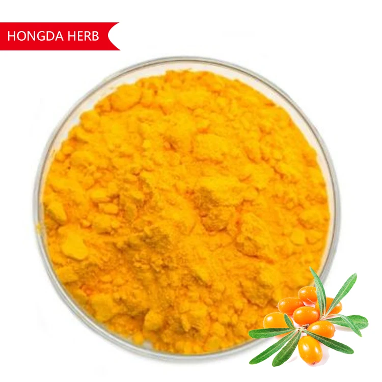 Hongda Factory Supply High Quality Fruit Powder Sea Buckthorn Powder Sea Buckthorn Extract Sea Buckthorn Powder