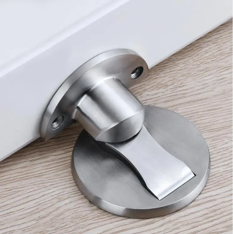 
Best price stainless steel door stop floor mounted strong magnetic door stopper 