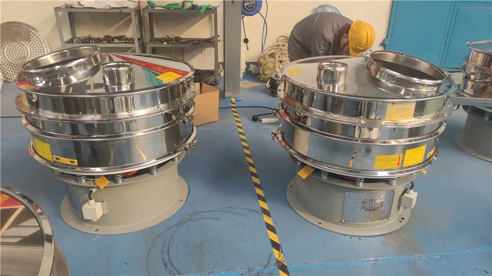 Spices protein casava powder maize flour grading vibrating sifting machine