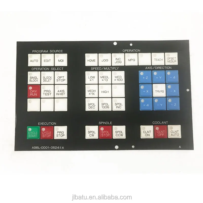 A98L-0001-0524#T  for  VMC machine  Fanuc CNC Parts New Original  PLC  Keyboard FANUC Membrane