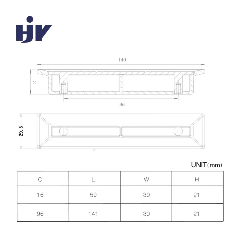 L019 Eco-friendly 50MM 142MM Silicone Plastic Furniture Handles Colorful Pink Blue White Color ABS Kitchen Handles