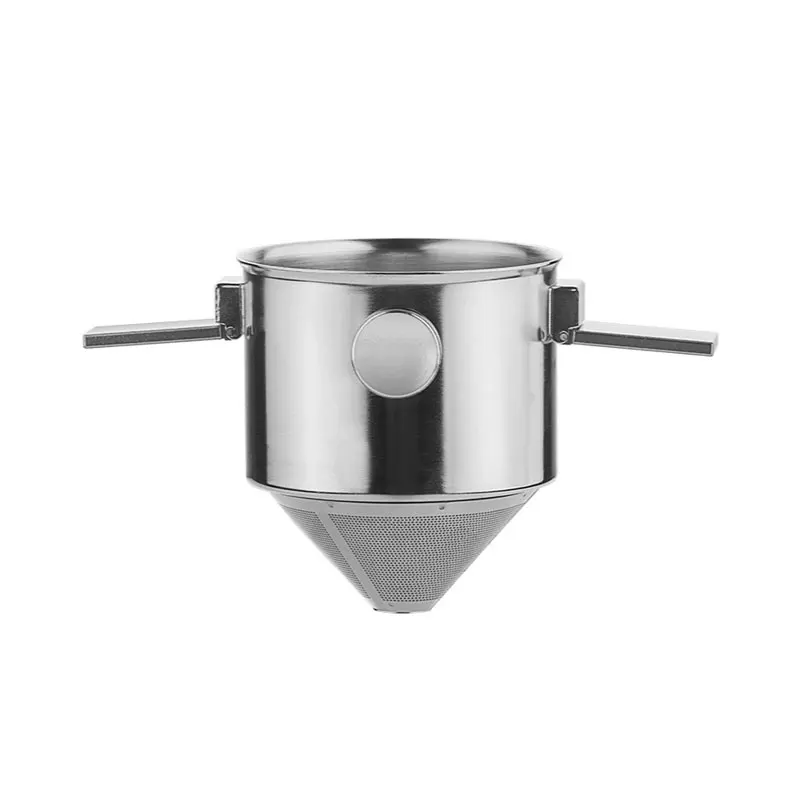 Camping, Outdoor Pour Over Stainless Steel Foldable Coffee Drip Filter Portable Folding Reusable Coffee Filter