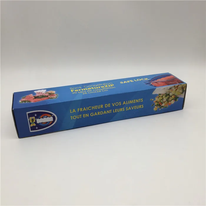 BPA free Clear small size zip lock plastic transparent zipper bag custom logo printed PE bag