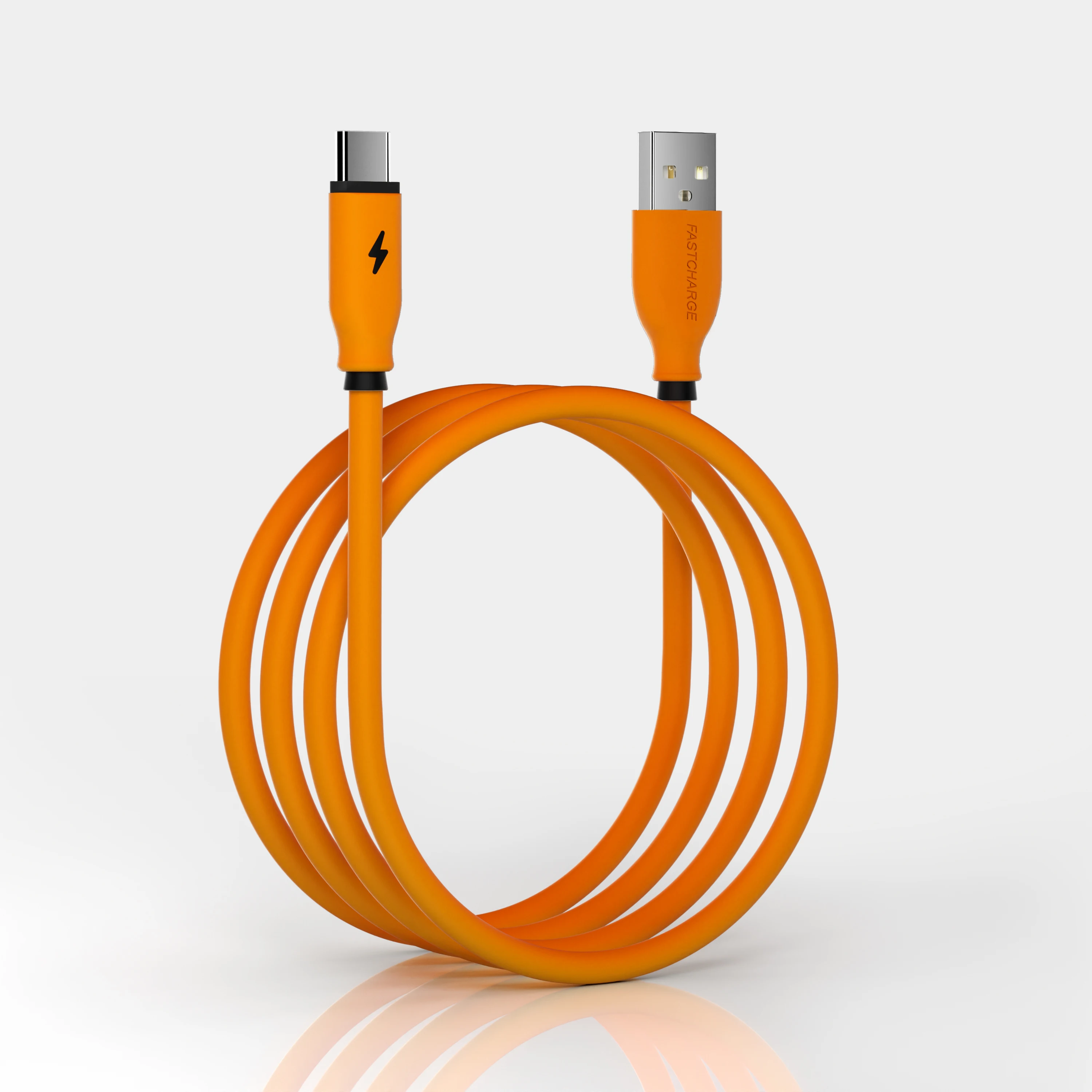 Новый мягкий usb-кабель для быстрой зарядки мобильного телефона из жидкого силикона