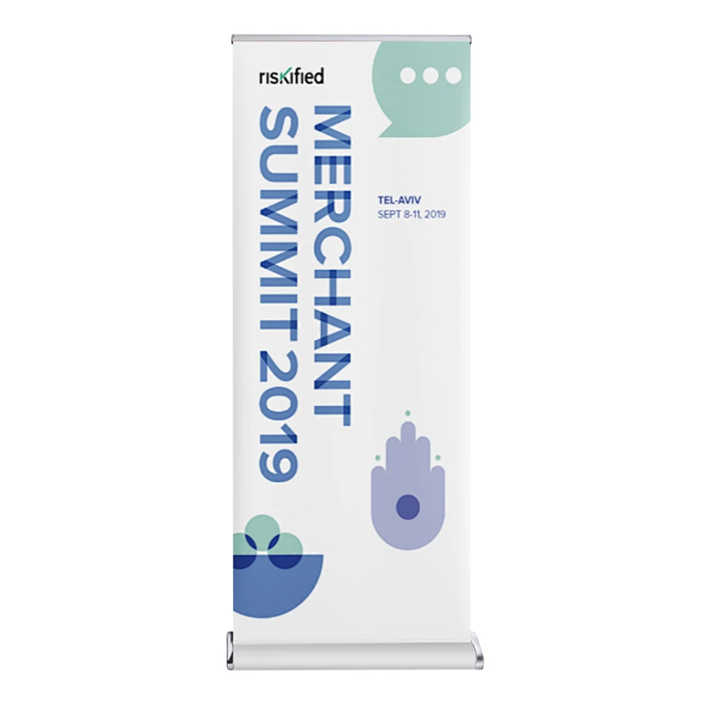 Factory custom high quality roller banner stand 85 cm 200cm broad base roll up stand kekemono