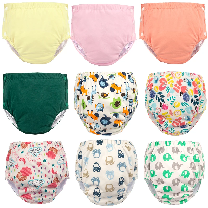 Babyshow Waterproof Washable Reusable Baby Swim Diaper Quick Dry Cloth Diaper Nappies Baby Cotton Potty Training Pant