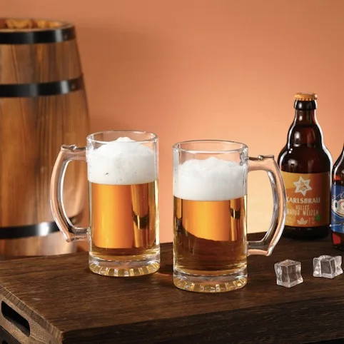 Wholesale 500ml Straight Barrel Beer Mug Family Party Classic Bar Design Aluminum Clay Ceramic Material PC Boxed Drinkware Wine