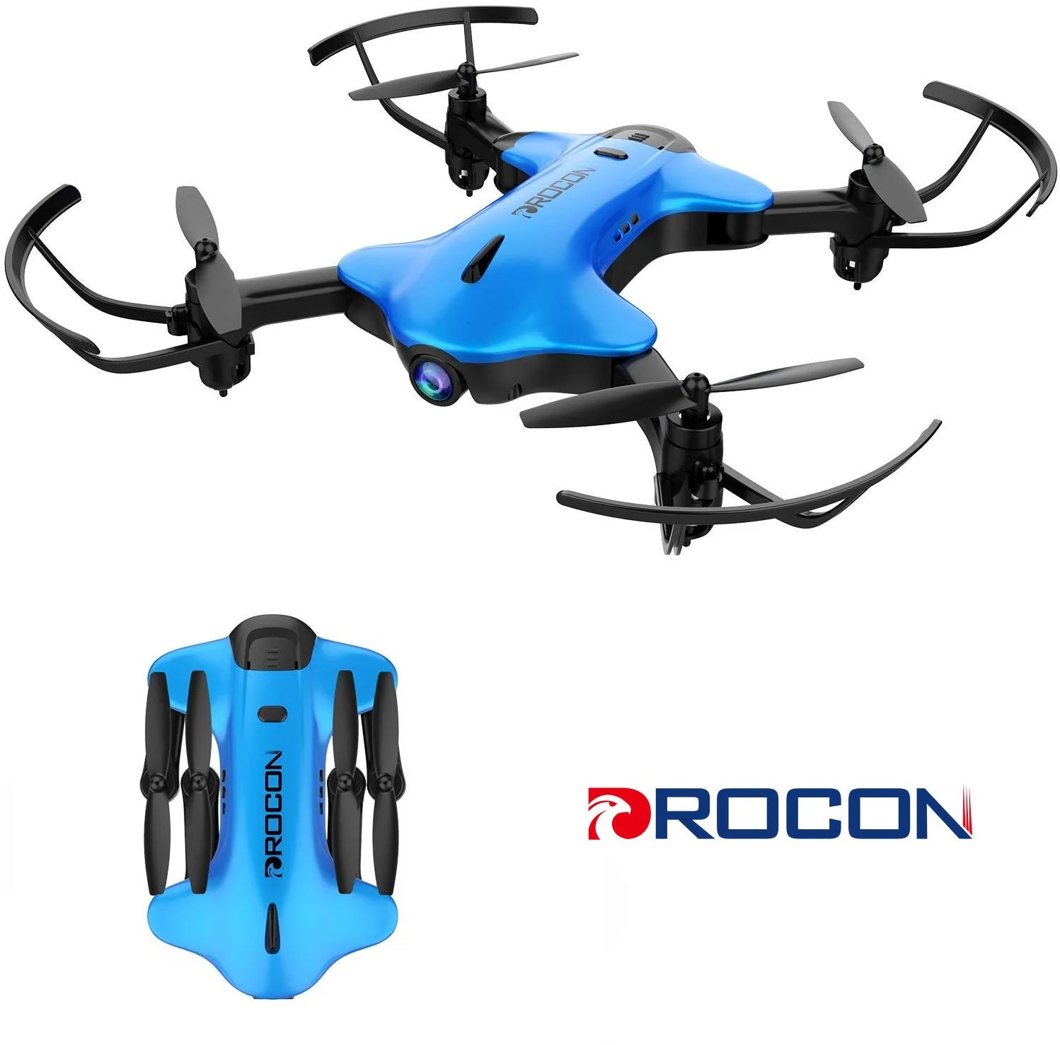 DROCON Foldable Drone foldable with camera flying 720P HD Wi-Fi