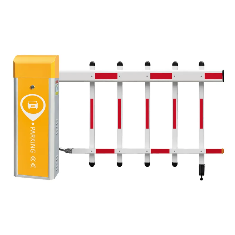 Zento High Speed Drop Arm Barrier Gate For Car Parking Management Card Access Control Boom Barrier Gate System
