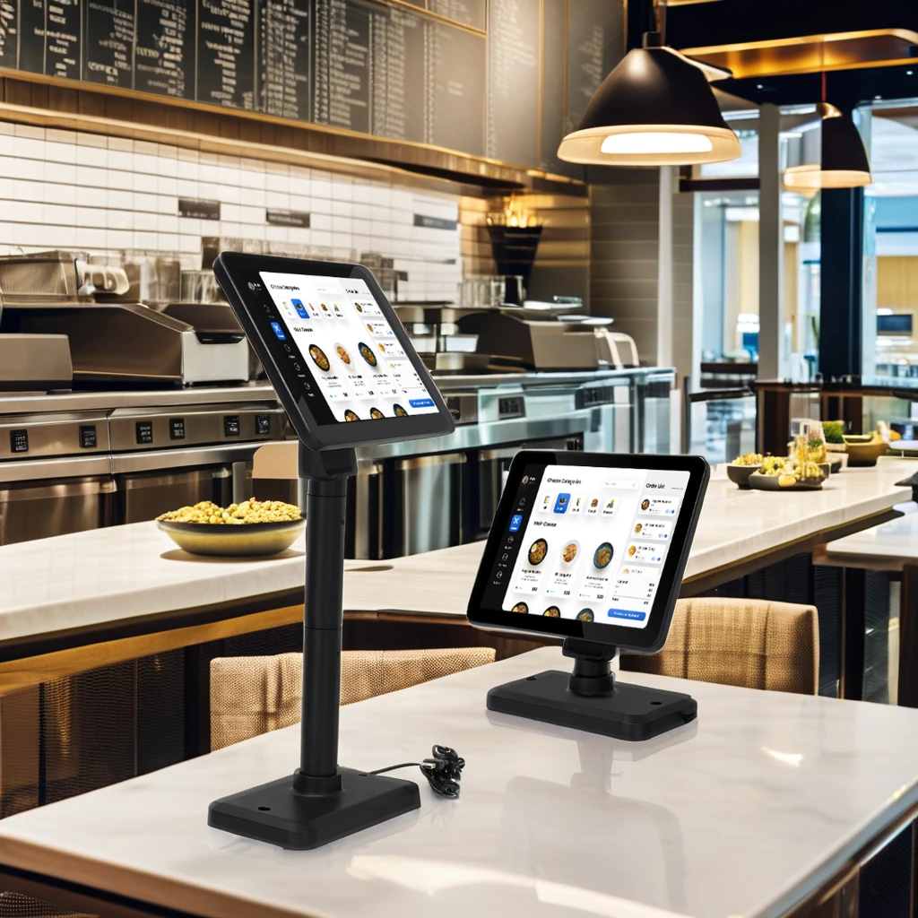 Factory 15Inch Desktop Dual Display Cash register POS systems Wins Retail Touch Screen Terminal Manufacturers wholesale