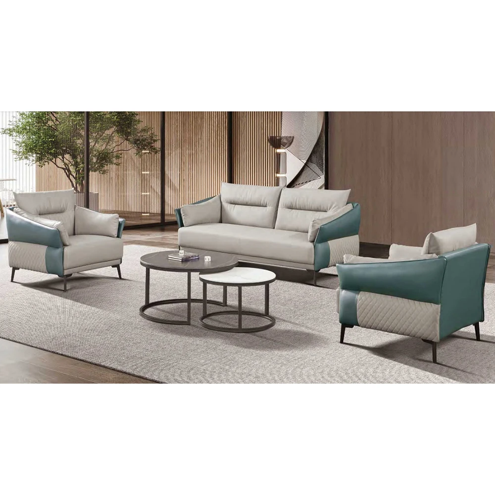 Public Collaborative Seating Waiting Office Meet Room Reception Area Sectional Sofa Set