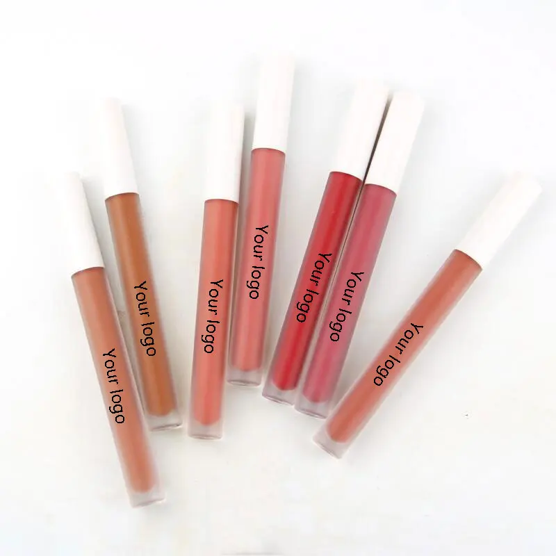 Best Selling Velvet Matte With Tint Make Your Own Logo Lip Gloss Private Label Lipstick