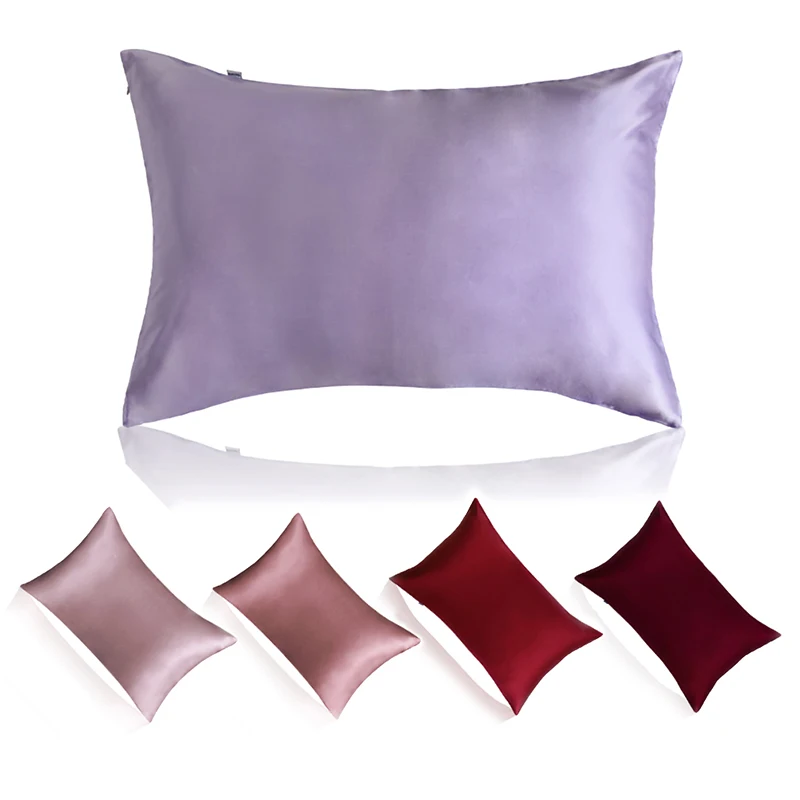 Wholesale Pure Silk Pillow Covers Soft and Comfortable Feel with Hidden Zipper Silk Pillow Cases