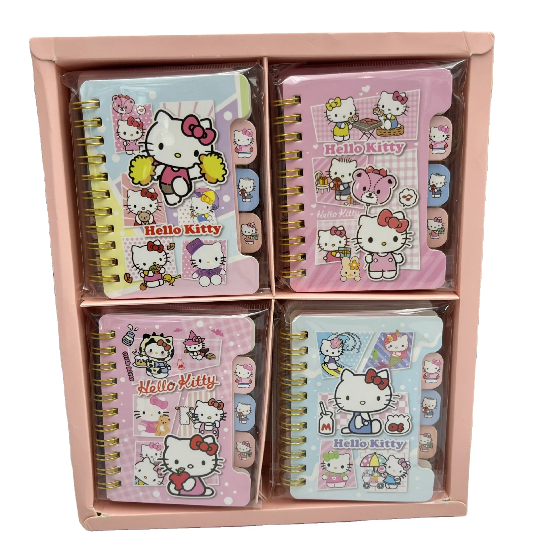 Новые Мультяшные блокноты Sanriod Kawaii Mini Kt блокнот для студентов милые Sanrios канцелярские принадлежности
