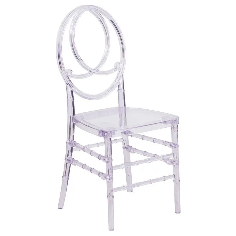 
wholesale clear crystal plastic acrylic resin banquet hotel tiffany chiavari wedding chair 