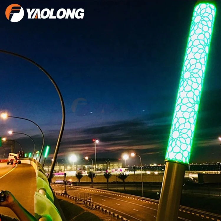 1000mm 316 Stainless Steel European Road Rugged Led Bollard Light 15w